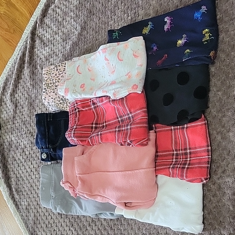 Set of 10 Leggings- 3T